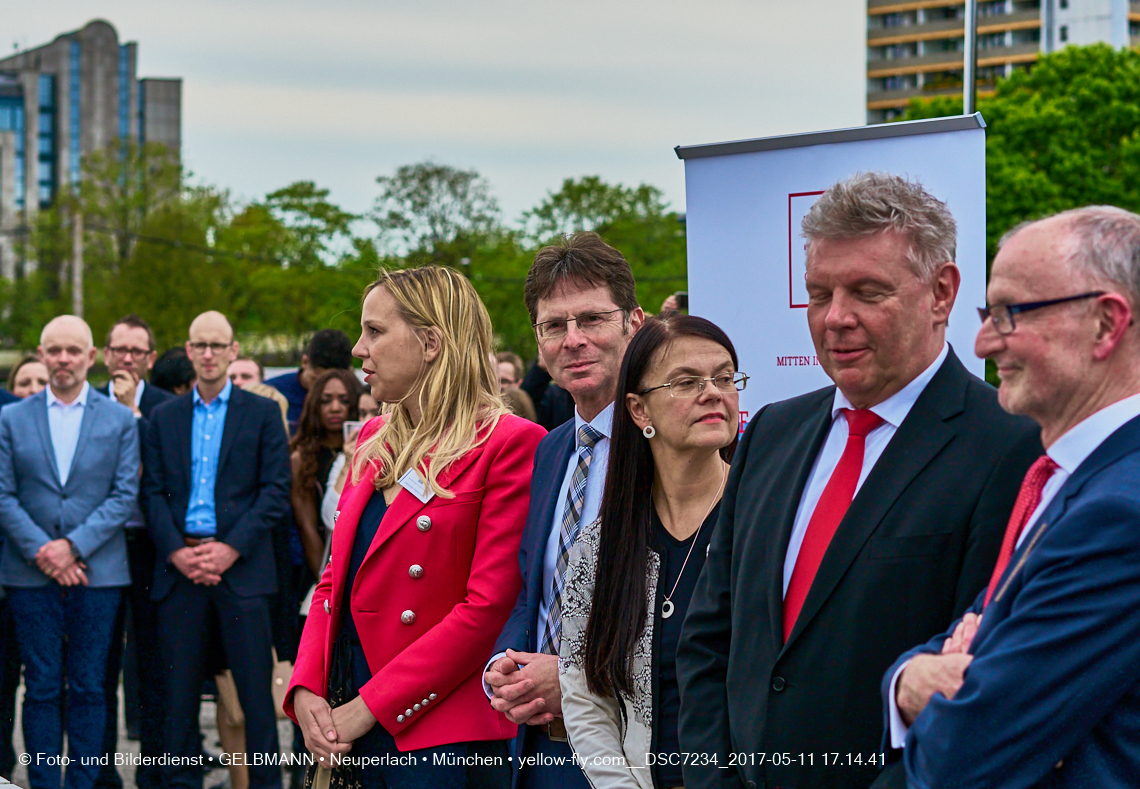 11. Mai 2017 - Grundsteinlegung für die LOGE und dem Kulturquadrat in Neuperlach